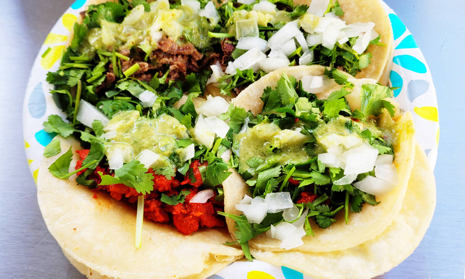 Taco-aoke Beef & Chicken Street Tacos